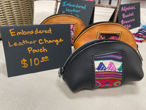 Leather Change Purse