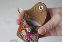 Load image into Gallery viewer, Embroidered/Leather Keychain