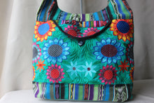 Load image into Gallery viewer, Embroidered large Crossbody Tote