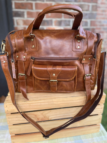 Leather Tech Bag
