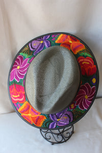 Embroidered Fedora Hat