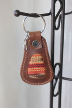 Load image into Gallery viewer, Embroidered/Leather Keychain