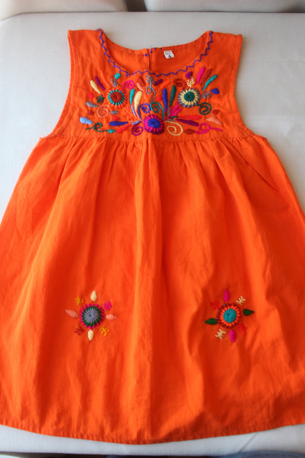 Girls Embroidered Dress