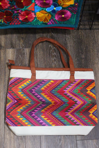 Fancy embroidered Tote, sturdy