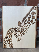 Load image into Gallery viewer, Giraffe Mama and Baby