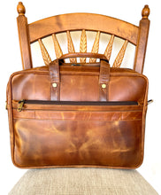 Load image into Gallery viewer, Signature Buffalo Leather Briefcase