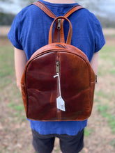 Load image into Gallery viewer, Small Zipper Backpack