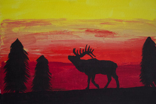 The Elk's Sunset Call
