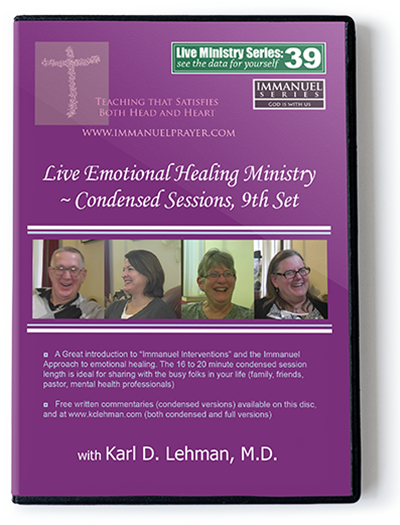 Live Emotional Healing Ministry - Condensed Sessions, 9th Set (LMS #39)